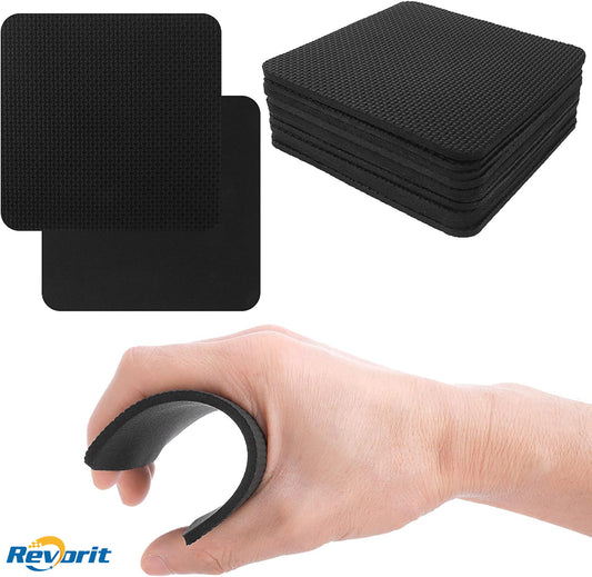 Revorit 10 Pcs Grip Pads for Weight Lifting, Neoprene Workout Pads, Gym Hand Grips, No More Sweaty Gym Gloves