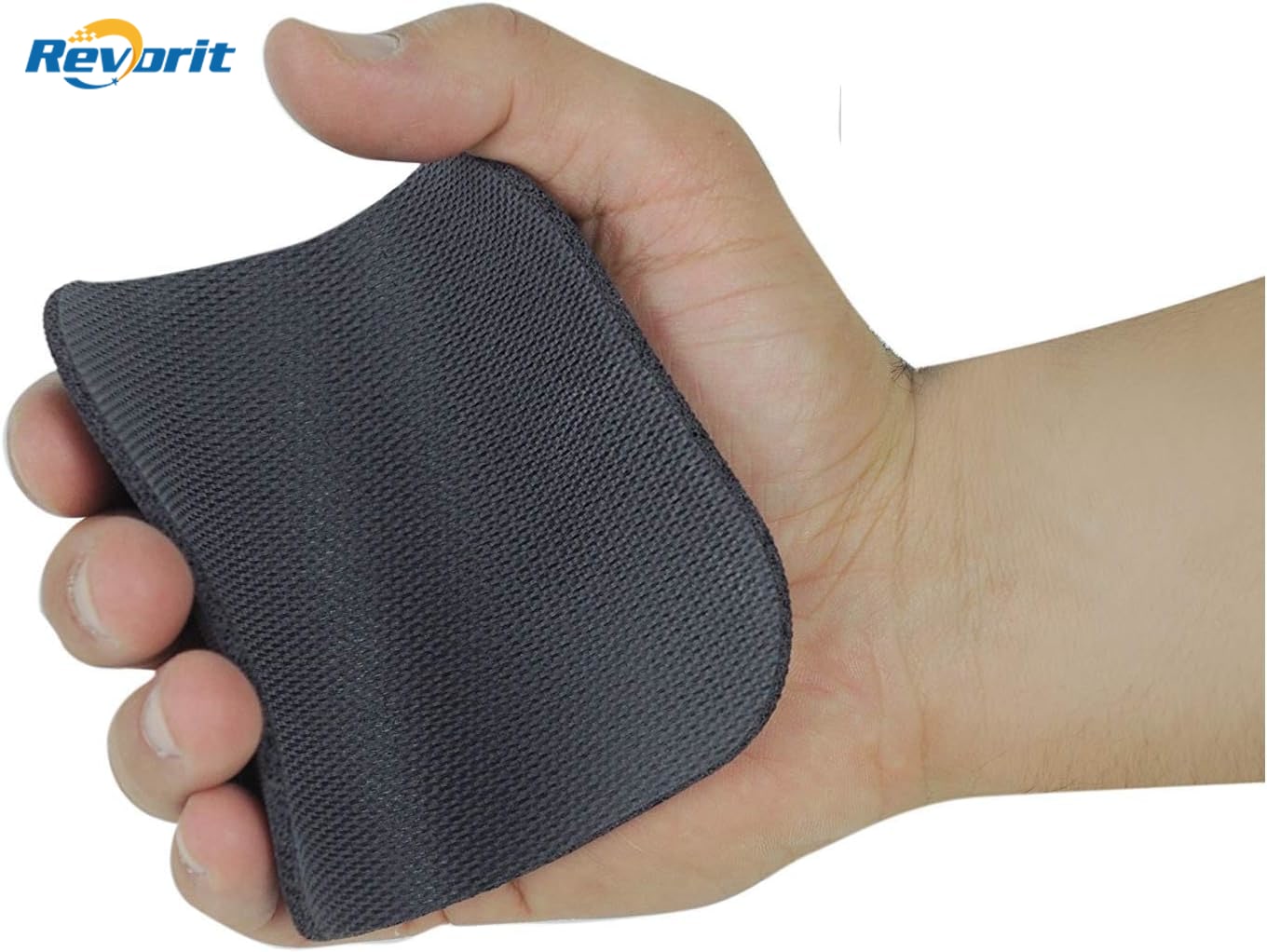 Revorit Original Lifting Grips The Alternative to Gym Workout Gloves Comfortable & Light Weight Grip Pad for Men & Women That Want to Eliminate Sweaty Hands (Single Pair)