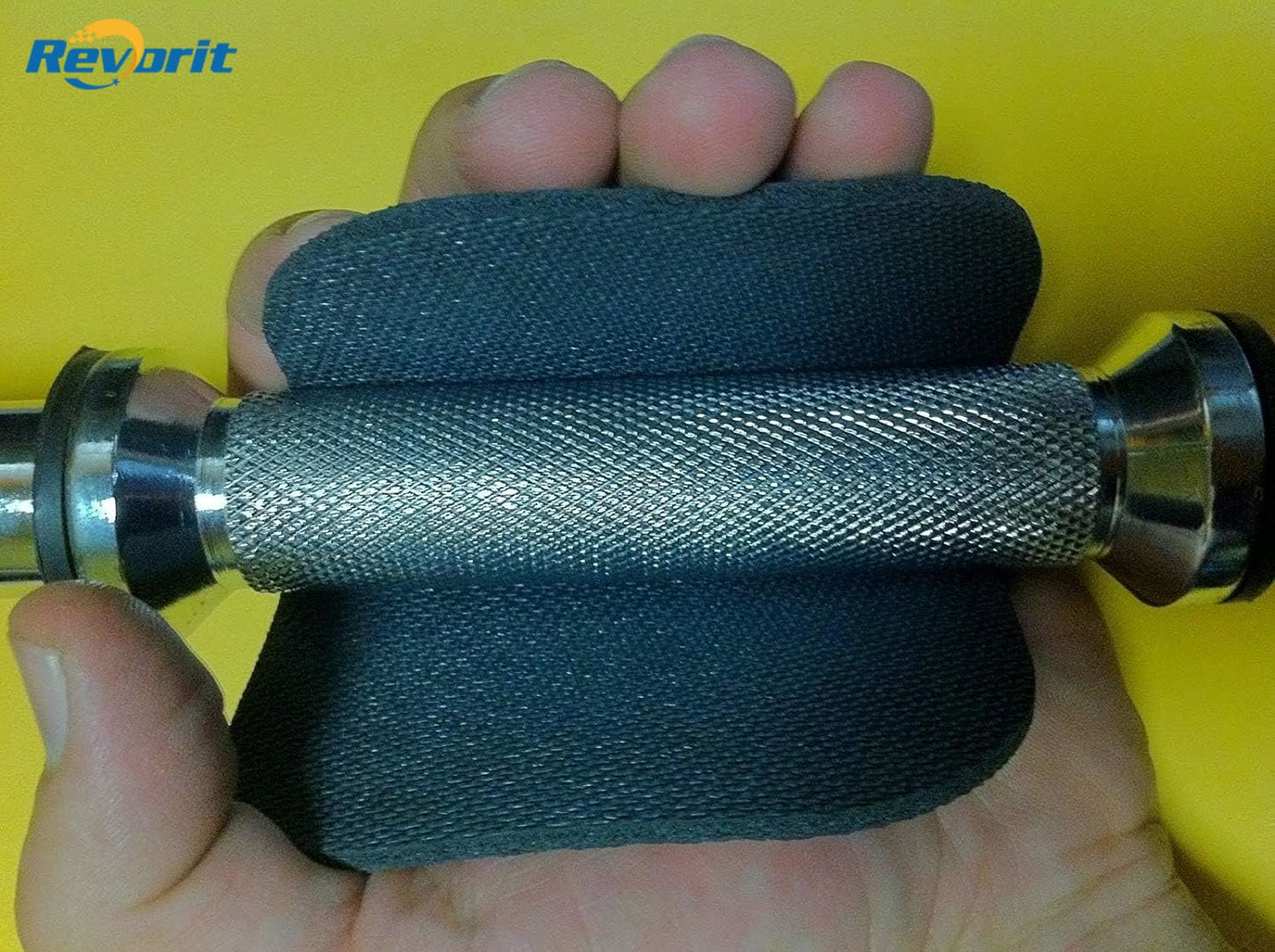 Revorit Original Lifting Grips The Alternative to Gym Workout Gloves Comfortable & Light Weight Grip Pad for Men & Women That Want to Eliminate Sweaty Hands (Single Pair)